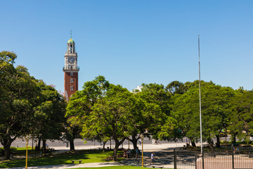 Fototapeta premium The Obelisk a major touristic destination in Buenos Aires, Argentina