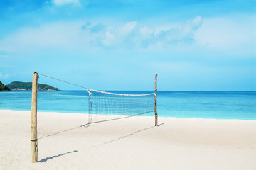 Beach volleyball.