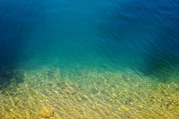  clear blue water