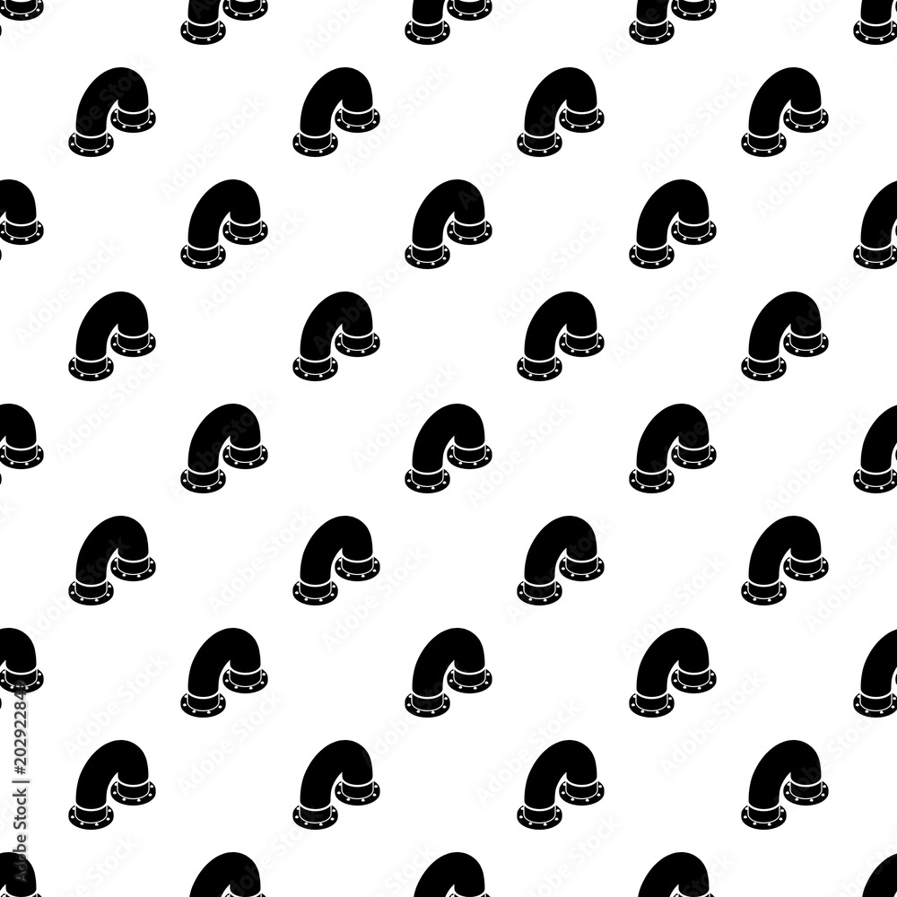 Poster Pipe pattern vector seamless repeating for any web design