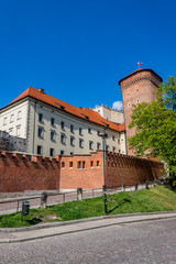 Fototapeta na wymiar Le château du Wawel à Cracovie