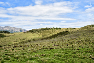 Fototapeta na wymiar Gebirge Berg Landschaft Hochebene