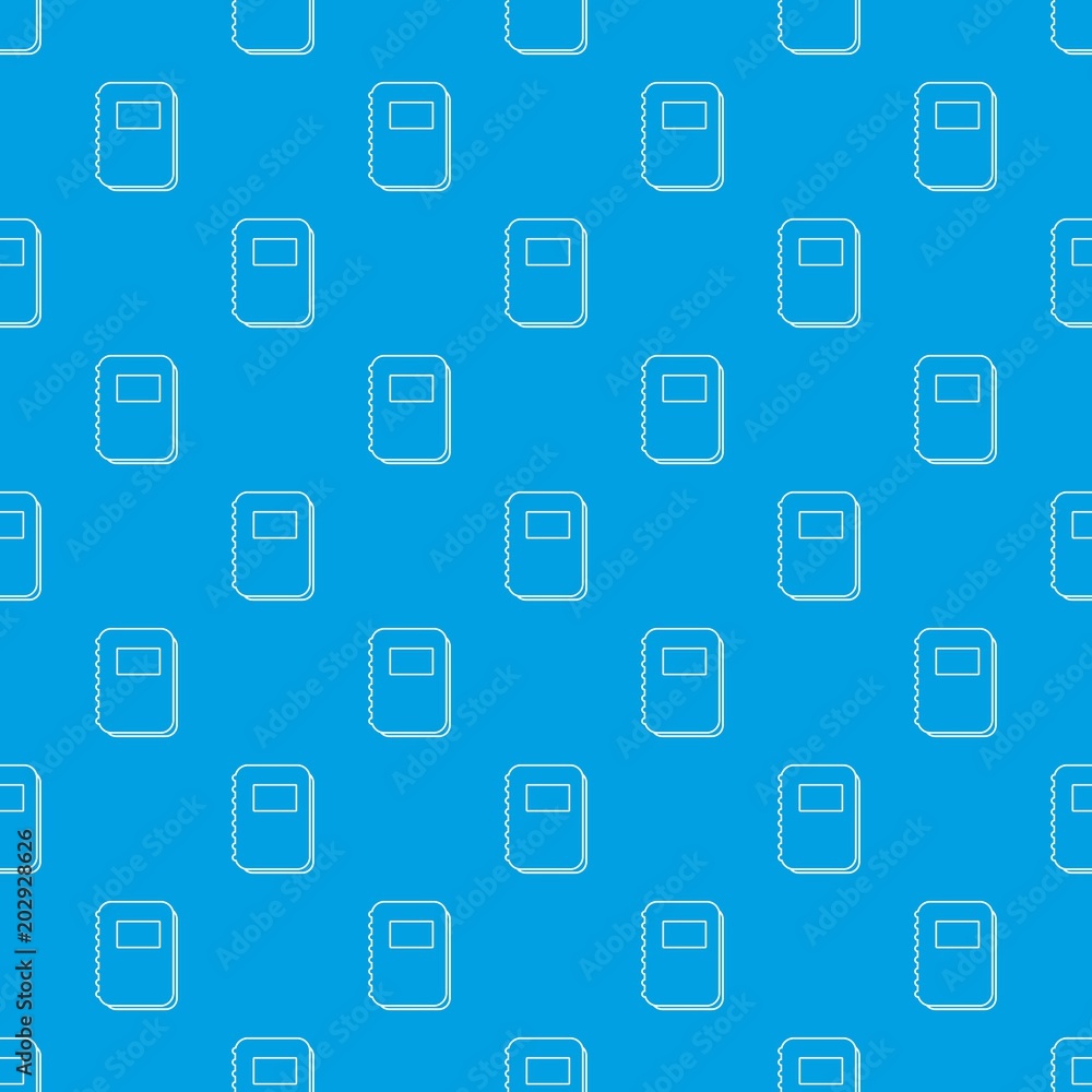 Poster notebook pattern vector seamless blue repeat for any use