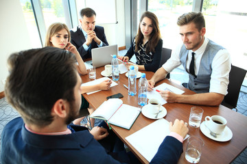 Fototapeta premium Business People Meeting Conference Discussion Corporate Concept.