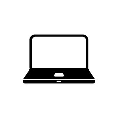 Laptop flat Icon vector