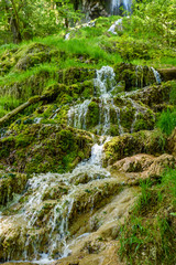 The waterfall of Bad Urach, Swabian Alb, Baden-Wuerttemberg, Germany, Europe