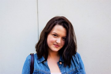 portrait of a young beautiful european woman