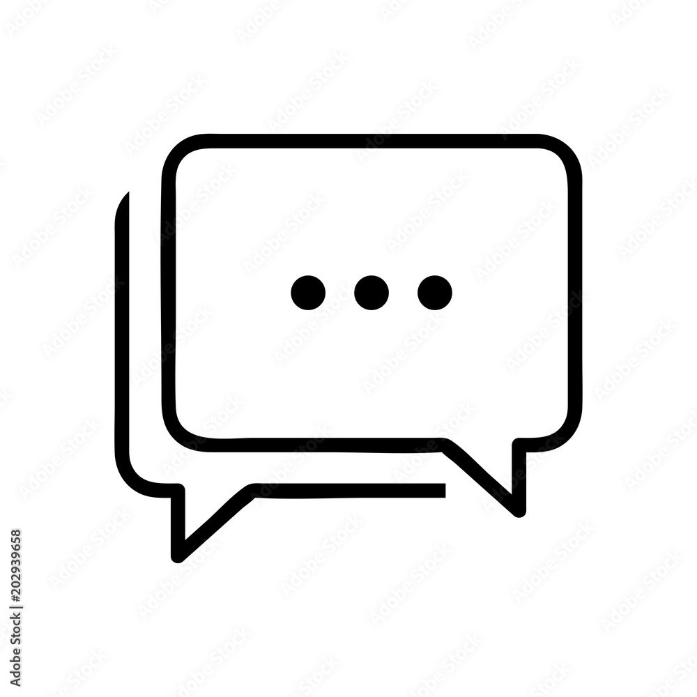 Poster speech bubbles icon flat icon. single high quality outline symbol of info for web design or mobile a