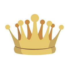 King crown symbol vector illustration graphic design