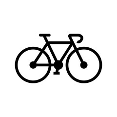 Fototapeta premium Bicycle icon on white background. Vector illustration.