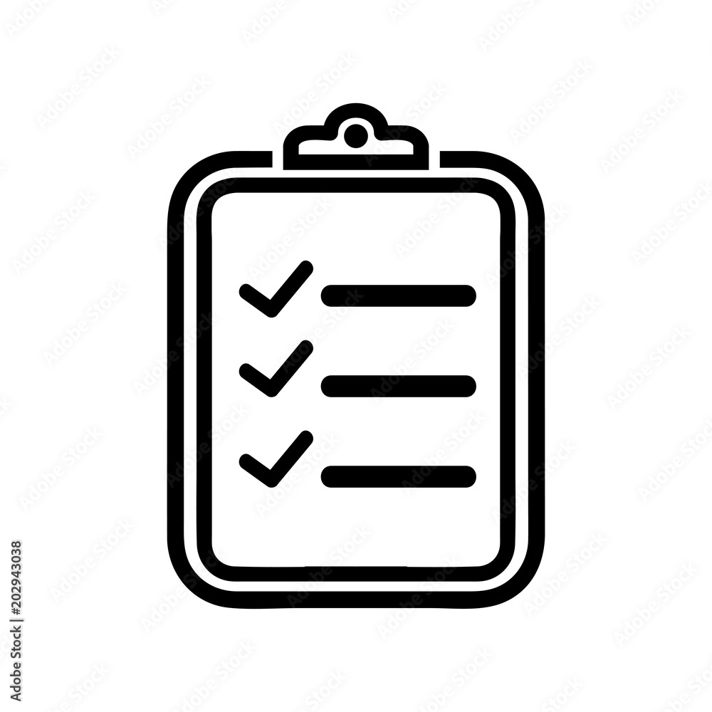 Poster checklist icon. one of set web icons