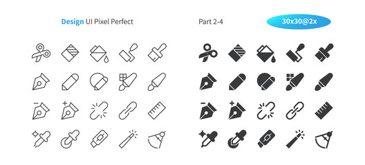 Graphic Design UI Pixel Perfect Well-crafted Thin Line And Solid Icons 30 2x Grid for Web Graphics and Apps. Simple Minimal Pictogram Part 2-4