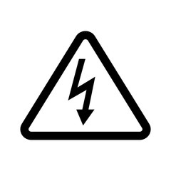 High Voltage Sign. Vector illustration, EPS10.