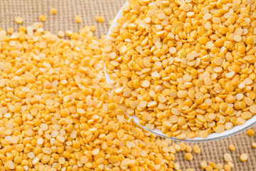 Split Chickpea Also Know as Yellow Split Peas, Chana Dal, Yellow Lentil, Split Pigeon Peas, Yellow...