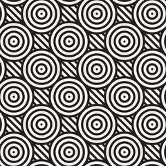 Vector seamless pattern. Modern stylish abstract texture. Repeating geometric tiles