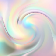 Abstract background. Liquid. Curl. Funnel. Liquid. Brilliant. Satin. Silk. Rainbow. Multicolored. Holographic.