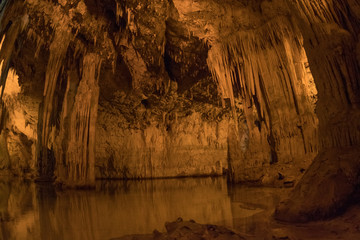 Inside the Nettuno cave in Sardinia