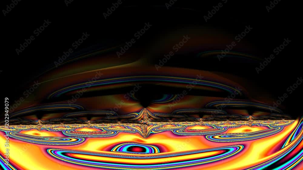 Poster video fractal pc rendering color grading iteration