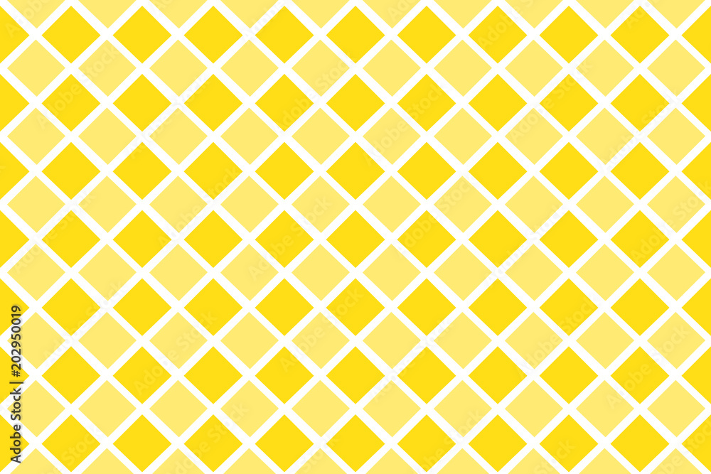 Aufkleber yellow geometric shape vector abstract pattern design.