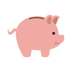 Piggy money savings vector illustration graphic design