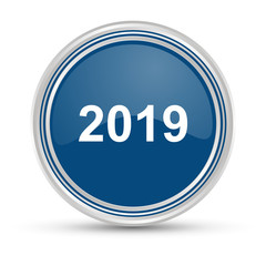 Blauer Button - 2019