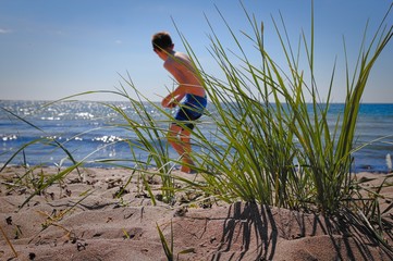 The beach of Degersand in Aland islands