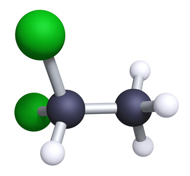 Ball-and-Stick Model of 1,2-Dichloroethane