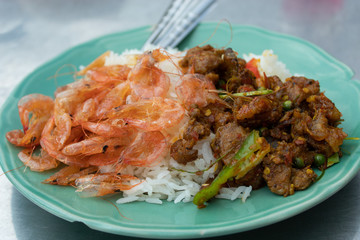 Rice with Southern Thai Curry