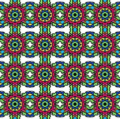 Seamless decoreative pattern in  bright colors