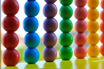 Multicolor abacus for children