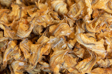 Dry fried fish Processed seafood