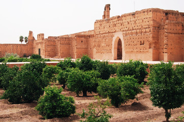 Architecture of El Badi Palace
