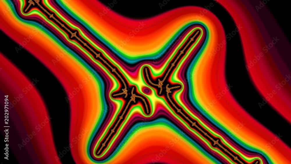 Poster video fractal pc rendering color grading iteration