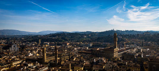 Landscape of Florence from the Giotto's Campanile
