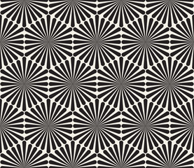 Vector seamless geometric pattern. Simple abstract lines lattice. Repeating elements stylish background