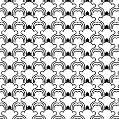 Fototapeta na wymiar Black geometric pattern