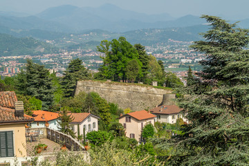 Fototapeta na wymiar panorama of bergamo