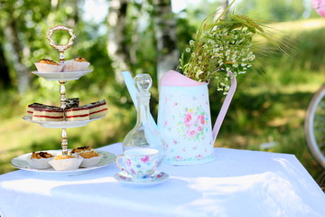 decorations for a photo shoot in the style of shabby