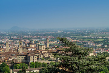 Fototapeta na wymiar panorama of bergamo