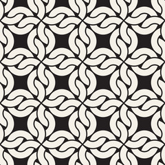 Vector seamless geometric pattern. Simple abstract lines lattice. Repeating elements stylish background - 202989653