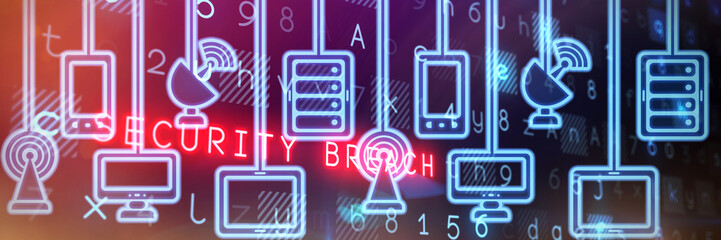 Cloud against virus background