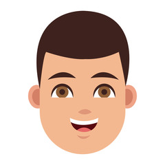 Man face cartoon vector illustration graphic design