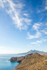 View west from Mirador de la Amatista, Cabo de Gata.