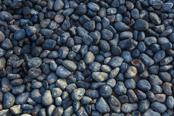 abstract sea stone texture. sea pebbles