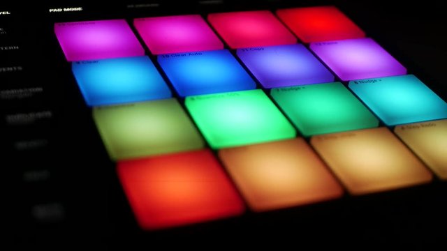 Beat pads Maschine by Native Instruments - a powerful all in one digital studio workstation for professional audio production workflow