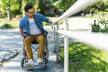 Man in wheelchair