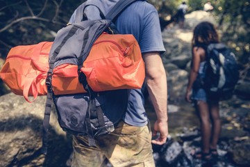 Group of friends on an adventure