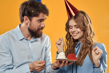 young couple in restaurant