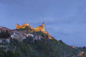 Castle of San Vicente de la Sonsierra in La Rioja, Spain.