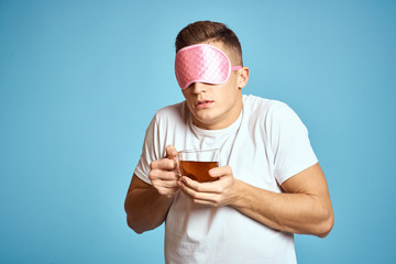 young man with a glass of beer